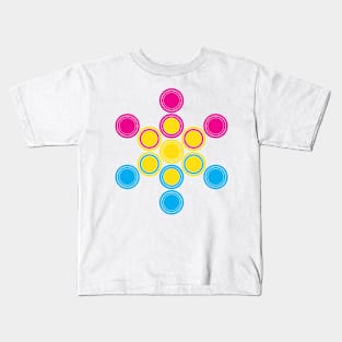 pansexuality circles Kids T-Shirt